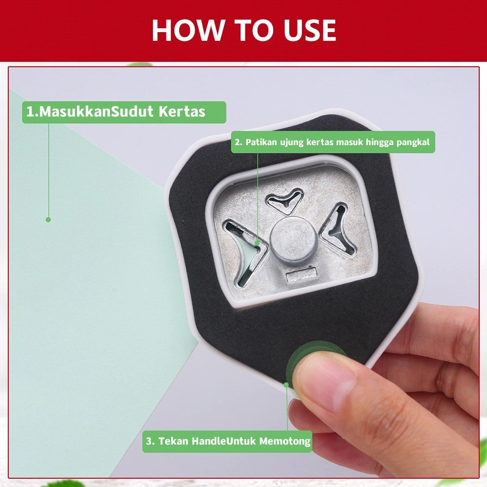 Pembolong Kertas 3in1