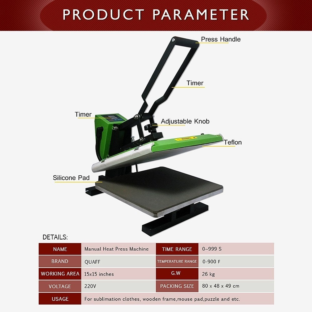 Double Air Shock HeatPress