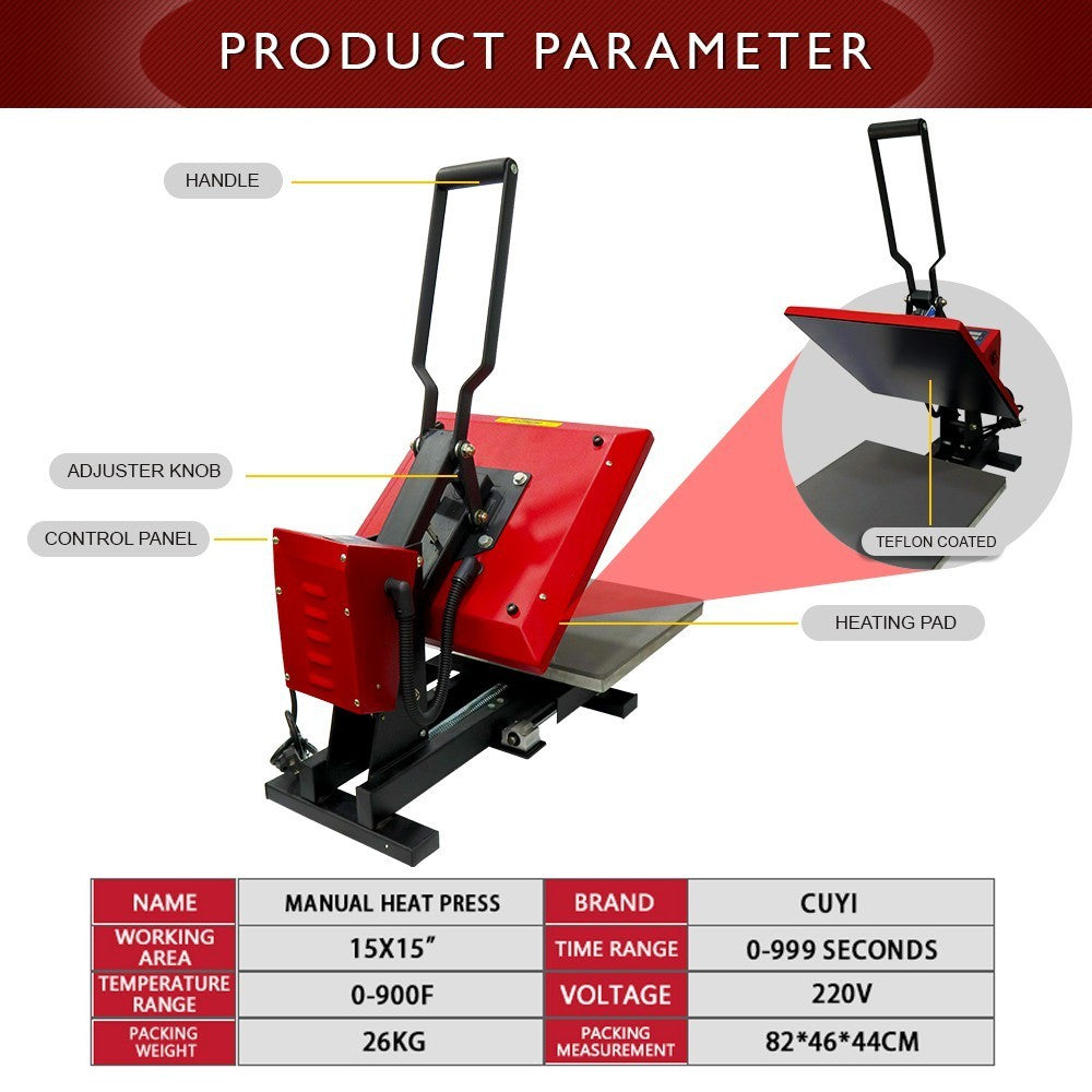 CUYI Heat Press Machine (38*38 )