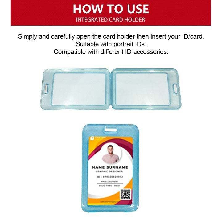 ID Card Holder Transparent