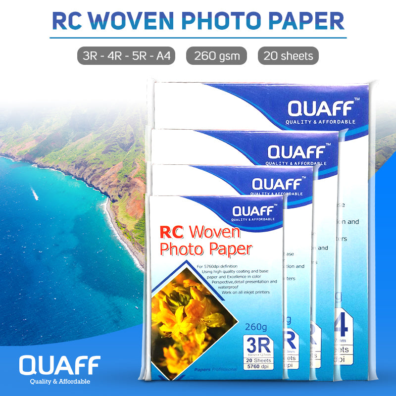 RC Woven Inkjet Photo Paper