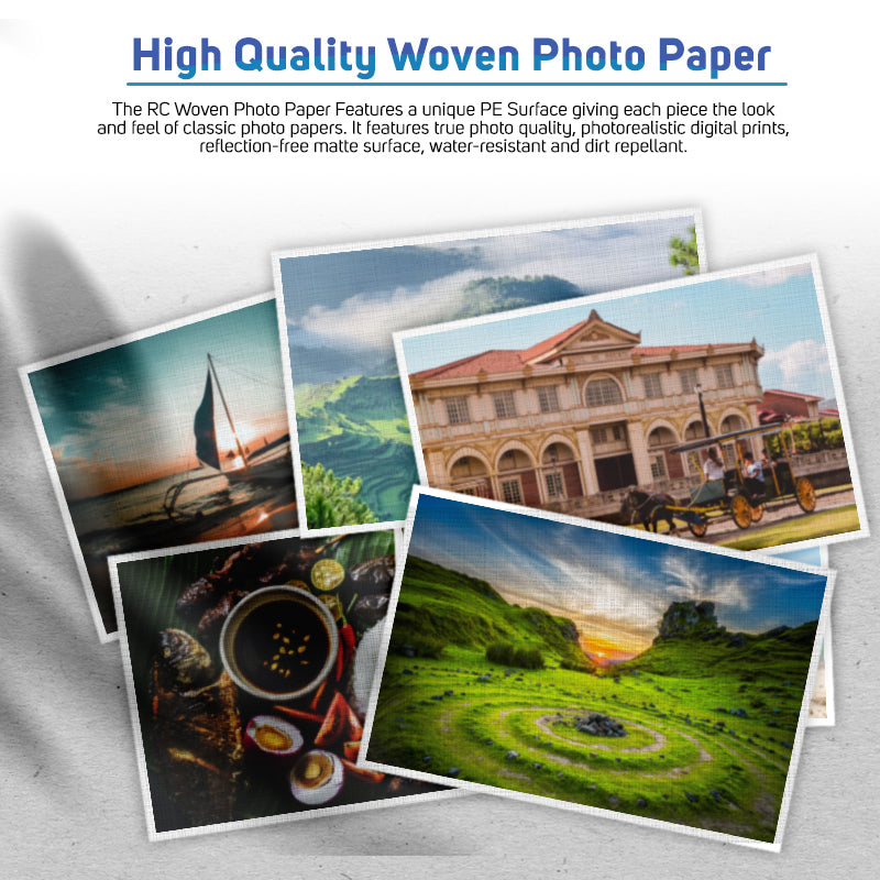 RC Woven Inkjet Photo Paper