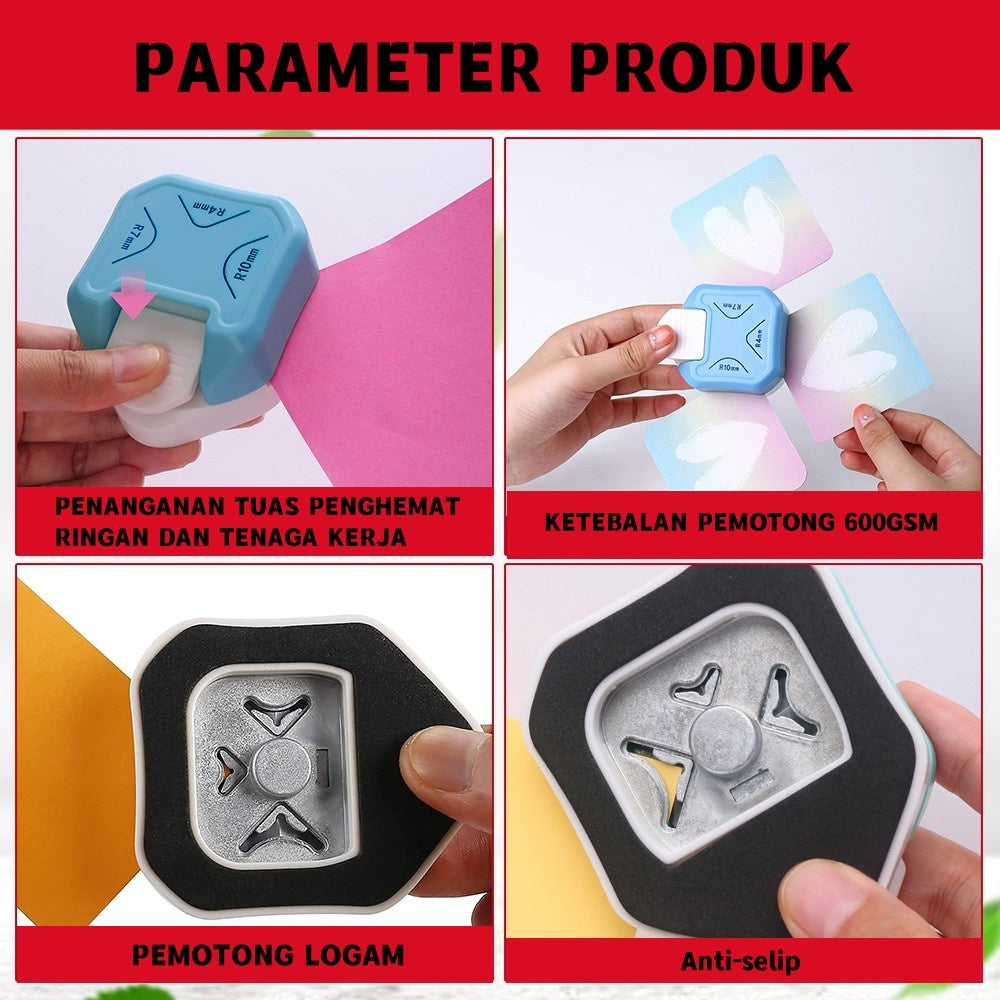 Pembolong Kertas 3in1