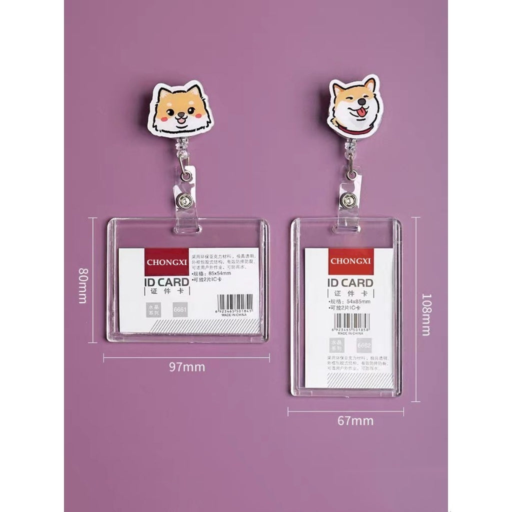 Id Card Acrylic Transparan