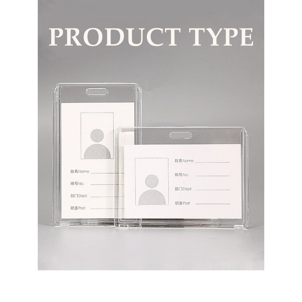 Id Card Acrylic Transparan